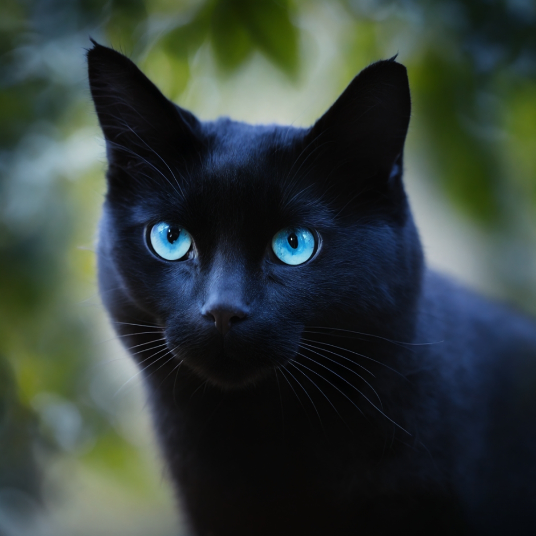 快来看看这只拥有深邃蓝色眼睛的小猫咪吧!