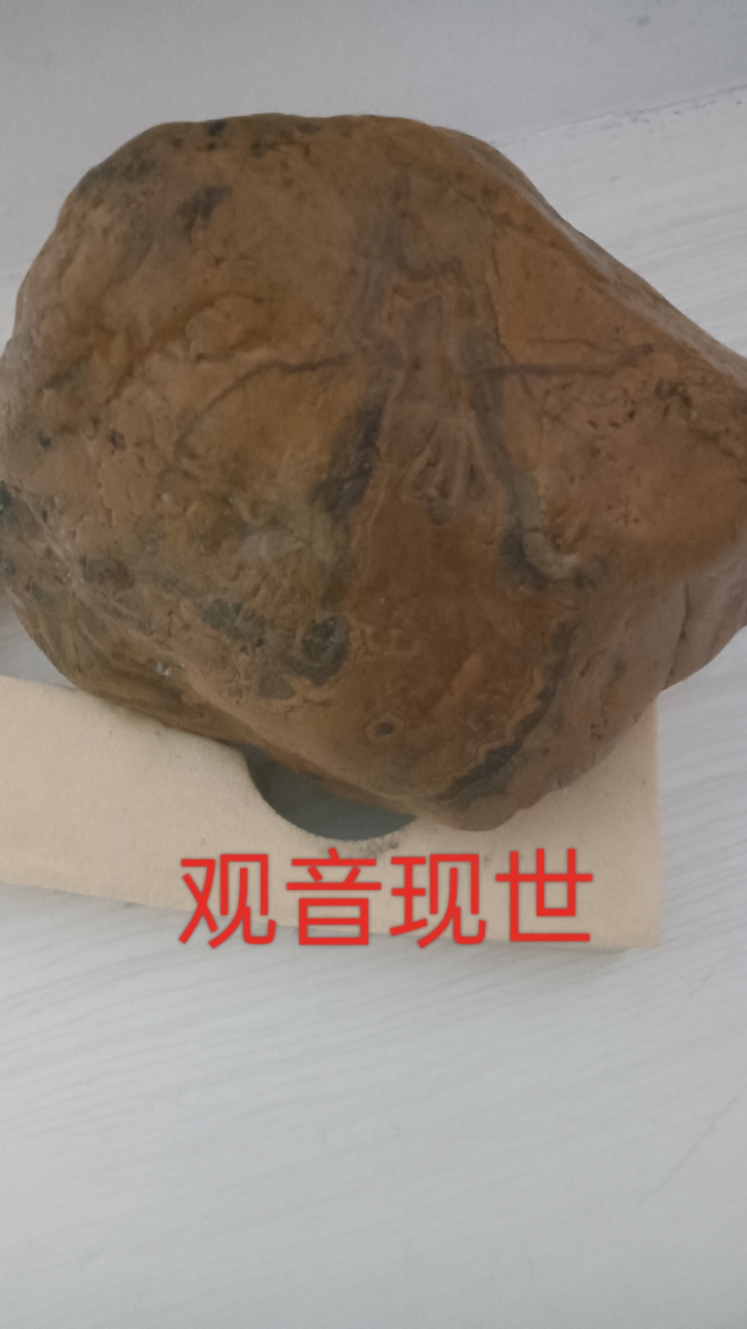 天然奇石《观音菩萨》