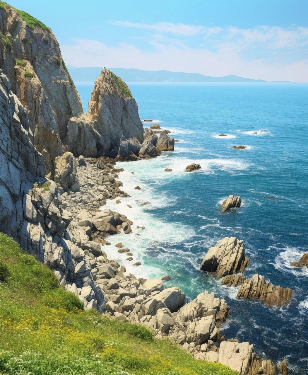 98探秘灰色峭壁的独特魅力98  99在海边,有一片神秘的灰色峭壁