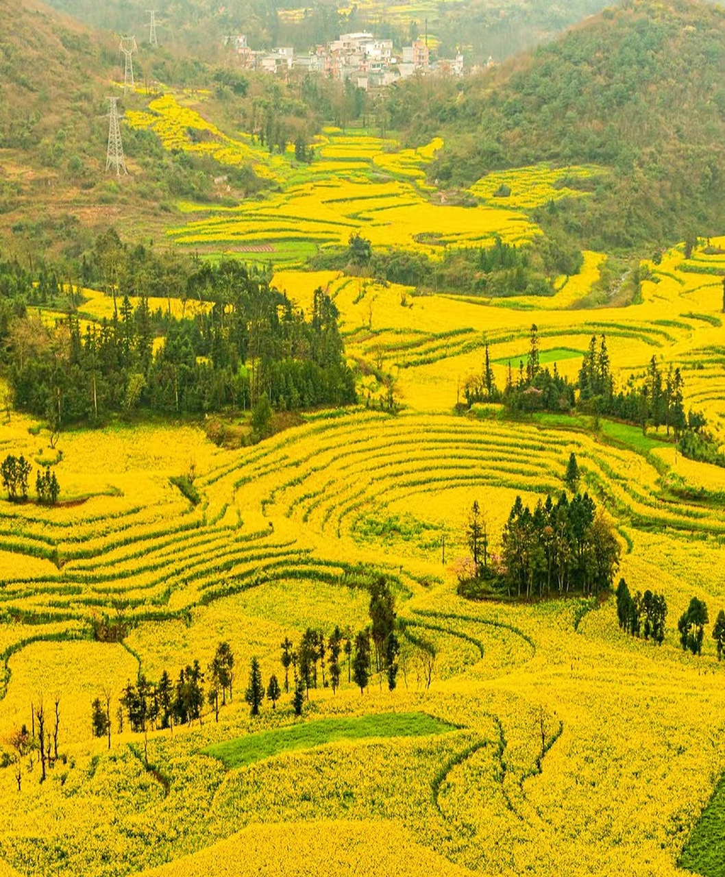 连绵起伏的山峦图片图片