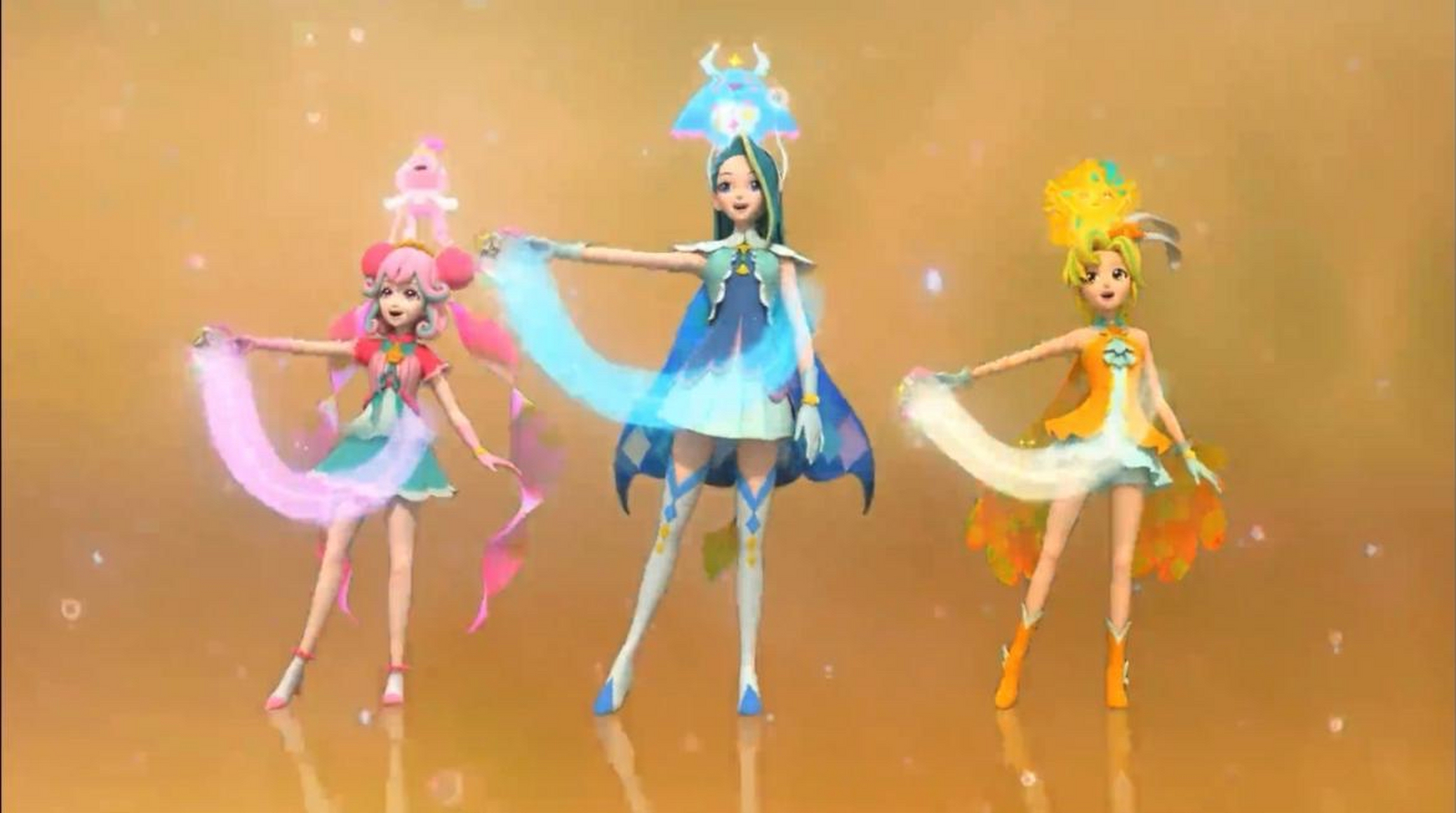 海萤堡第二季 服装搭配和变身精灵 娜希雅,凌海昕,夏凡 蝠鲼,水母