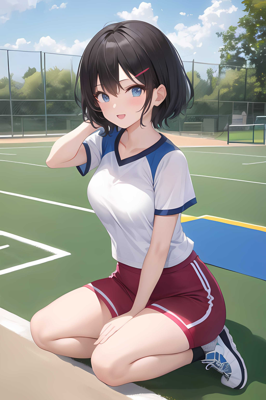 二次元美少女# 运动系少女