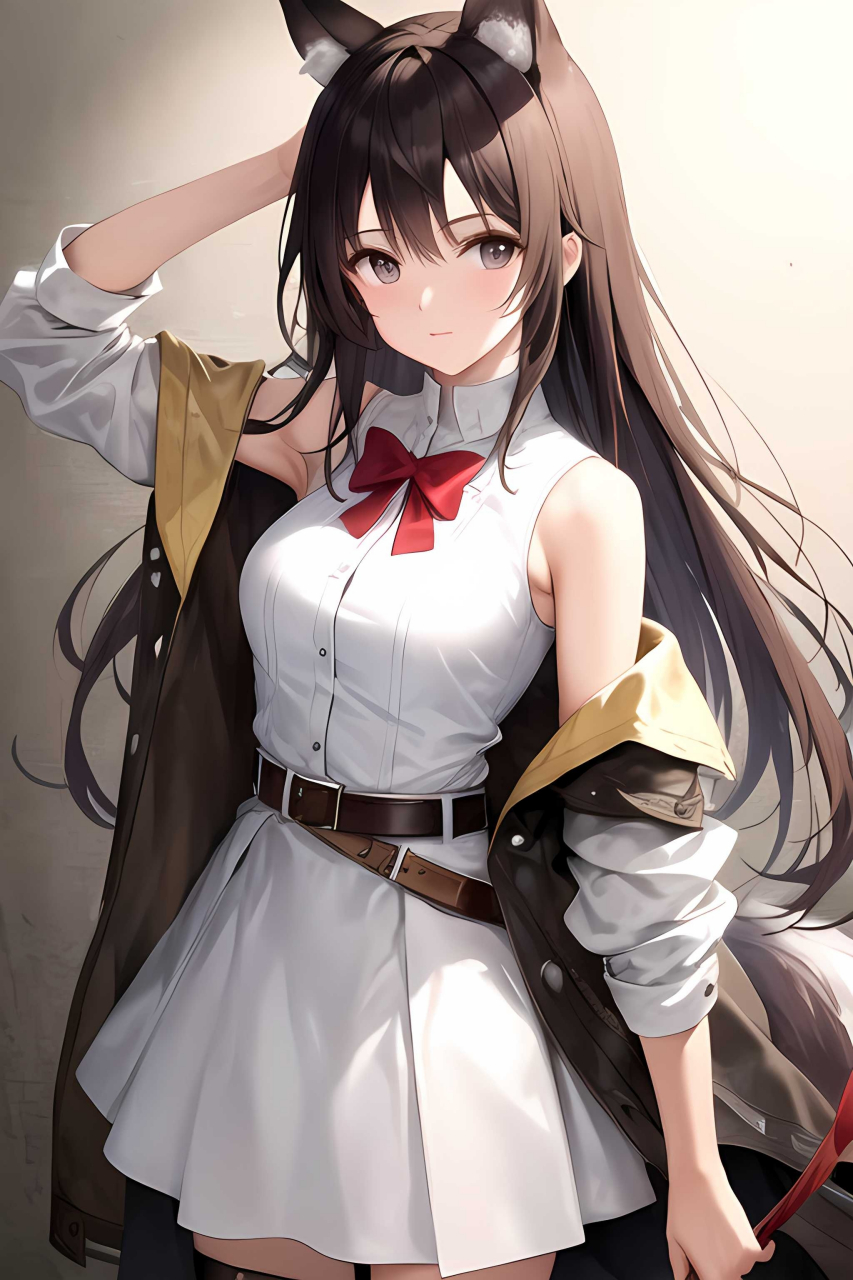 动漫壁纸# 兽耳巫女