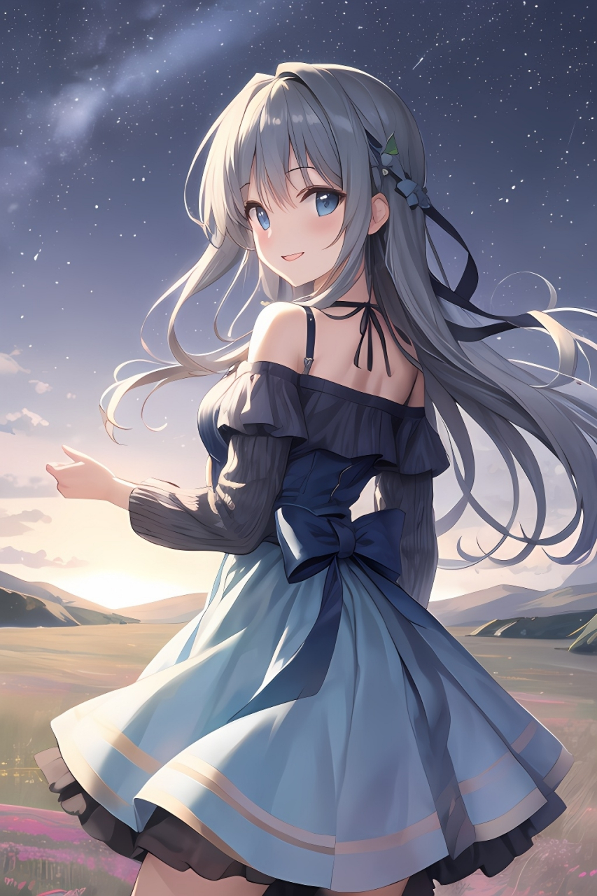 ai绘画系列之第十三期#al绘画# #二次元美图# #动漫美少女