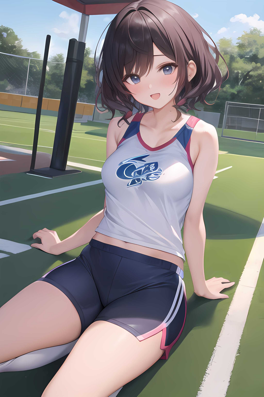 二次元美少女# 运动系少女