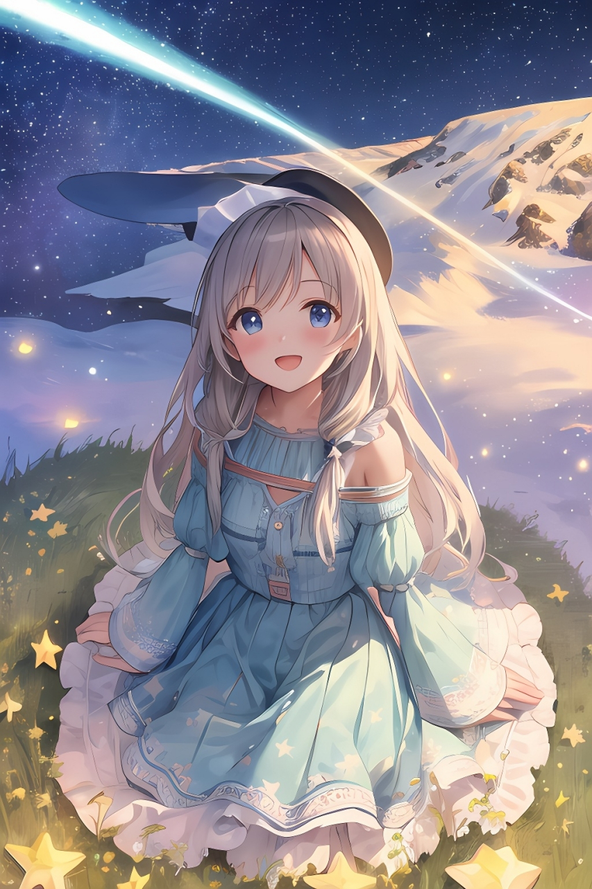 ai绘画系列之第十三期#al绘画# #二次元美图# #动漫美少女