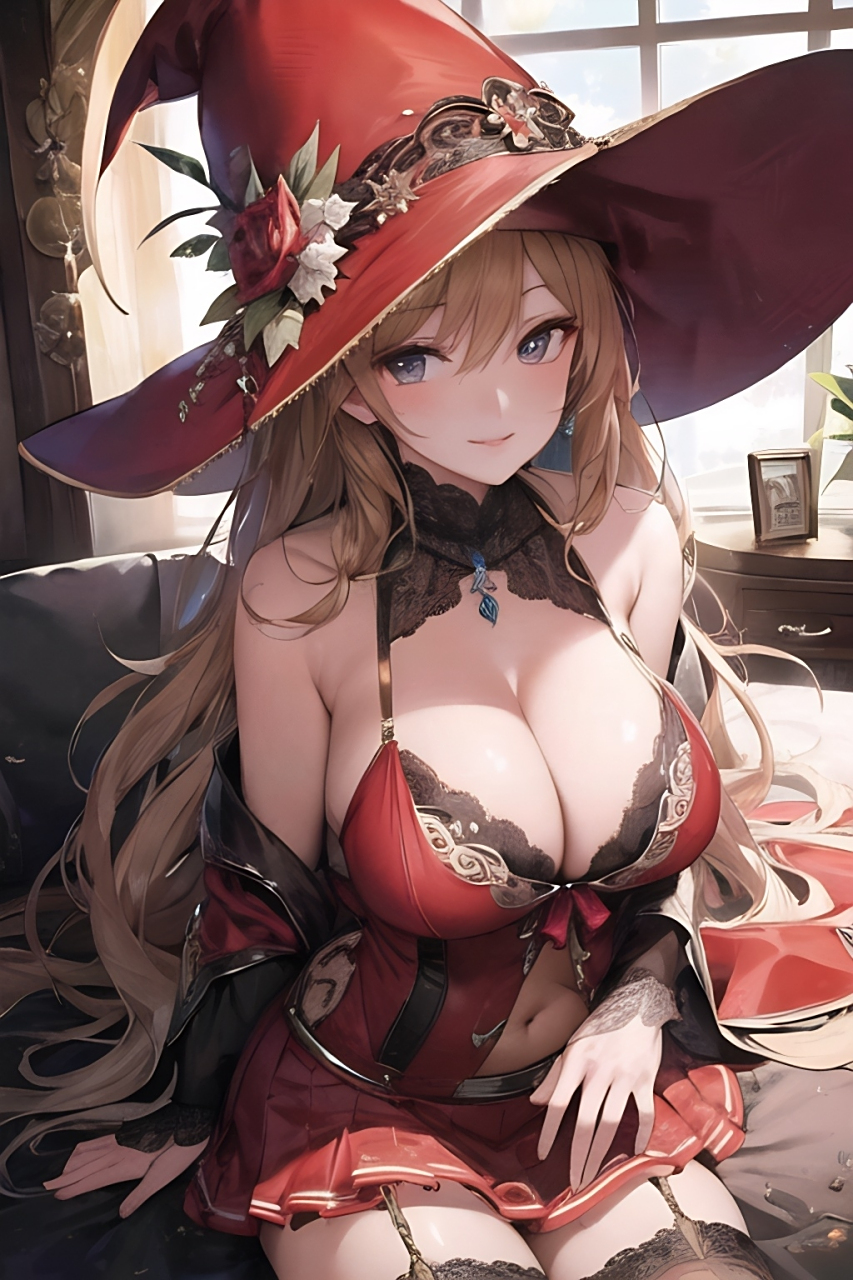 红色的巫女姐姐#二次元美图# #动漫壁纸# #动漫美少女