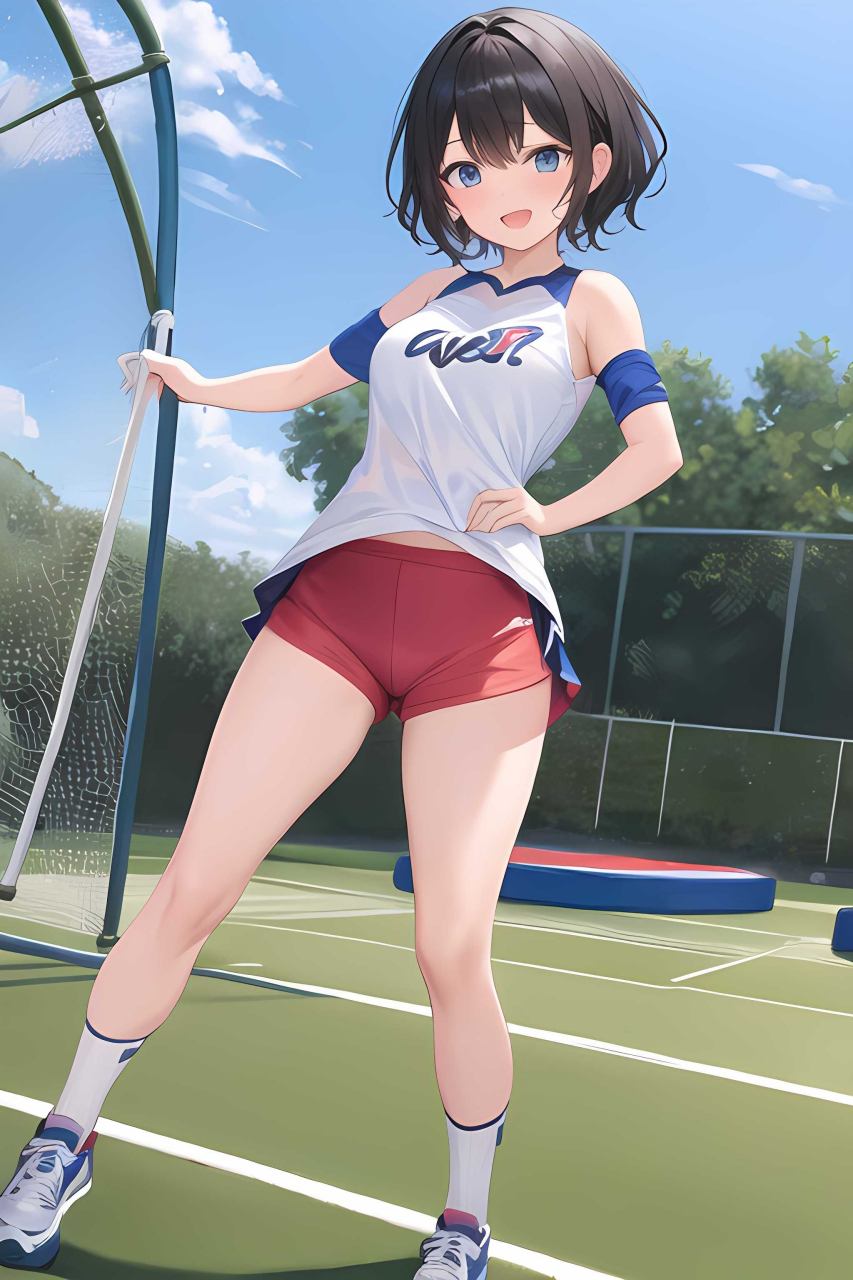 二次元美少女# 运动系少女