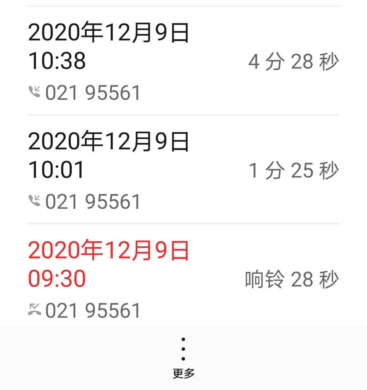 2020年12月9日我接到兴业银行客服电话,说我记录一直良好,年底花销大