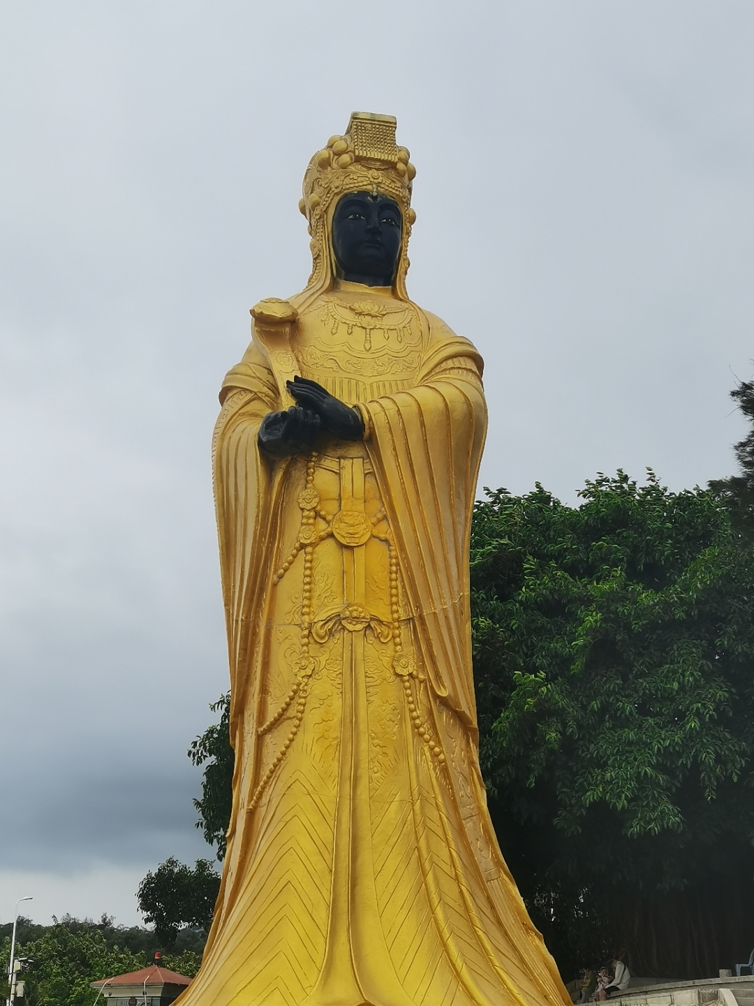 要黑着脸#妈卒刂薜 妈祖金身纯金