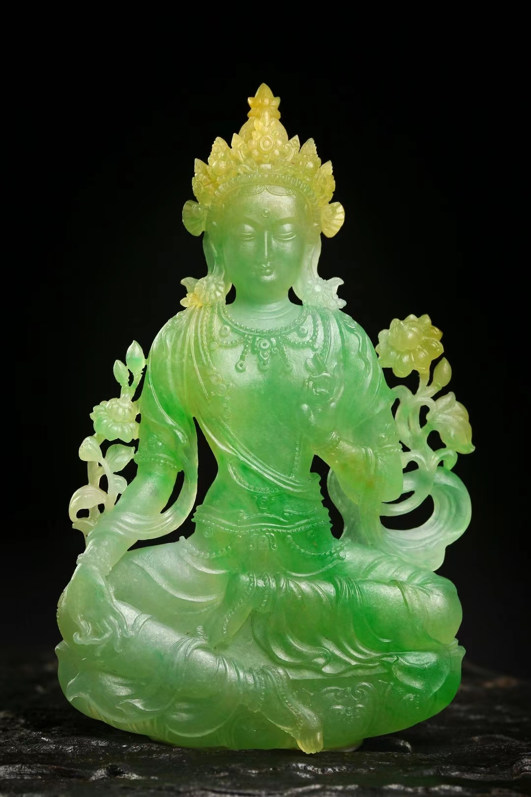 希望你3年内拿下比它.#翡翠观音菩萨#三希堂翡翠文化