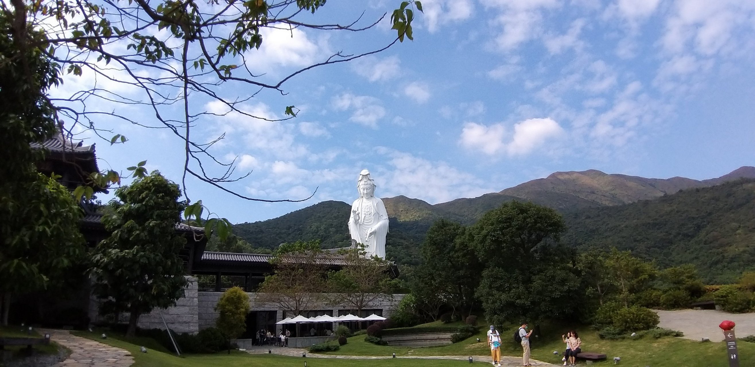 香港慈山寺观世音菩萨 观音像全球第二高 环境清静优美