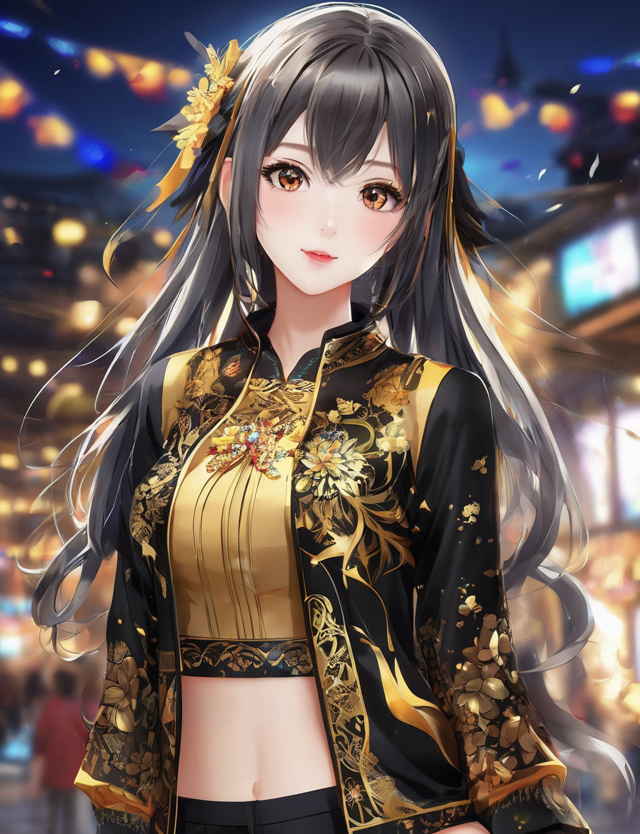 93  95这位金发碧眼的女神,头戴珠宝镶嵌的金色皇冠,仿佛是从古老