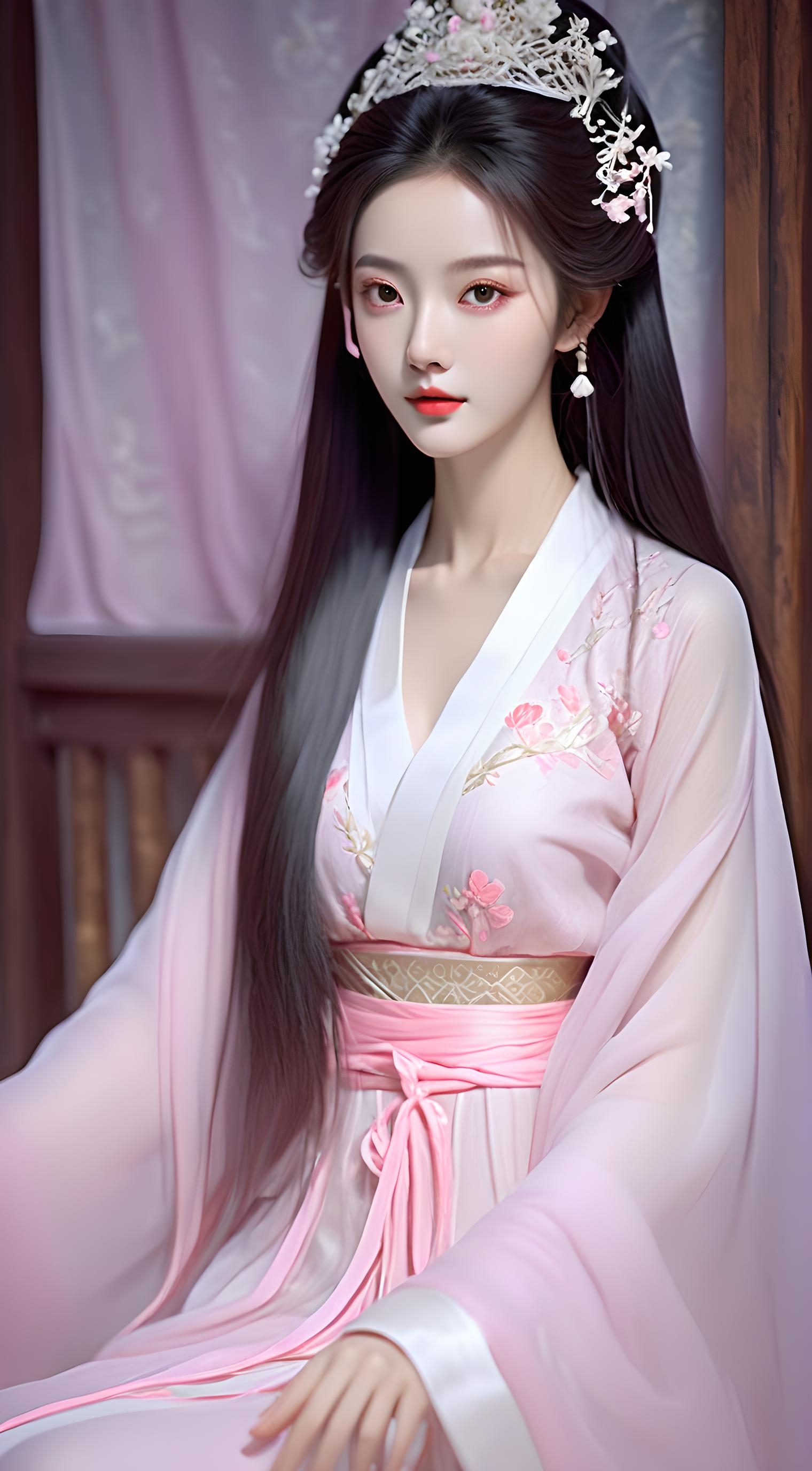 🌸古典美人降临,浪漫氛围拉满💖  💫第一眼看到她,仿佛被带入了