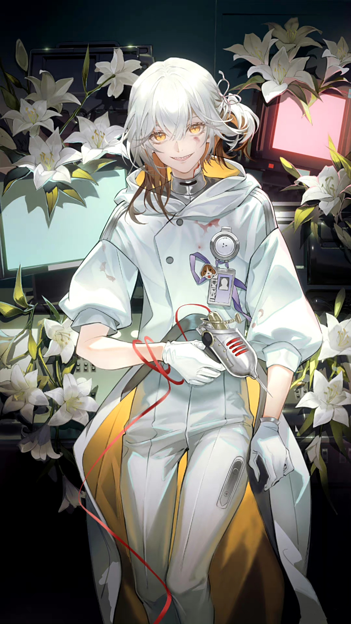 白毛小帅哥!#重返未来1999#   画师:冰绡