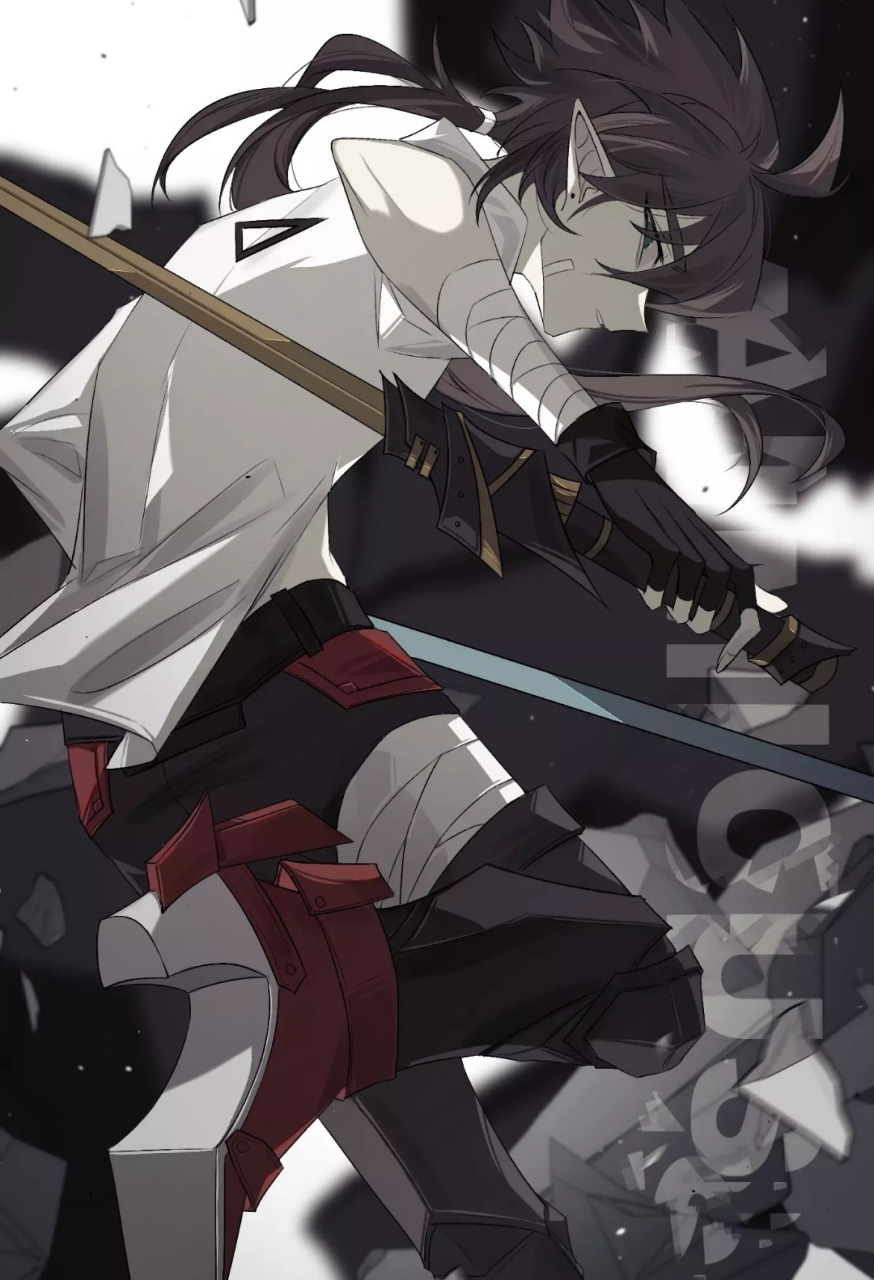 "骑士级轻巡洋舰,安迷修,舷号 cl 一513,为您而来."  画师:eidba