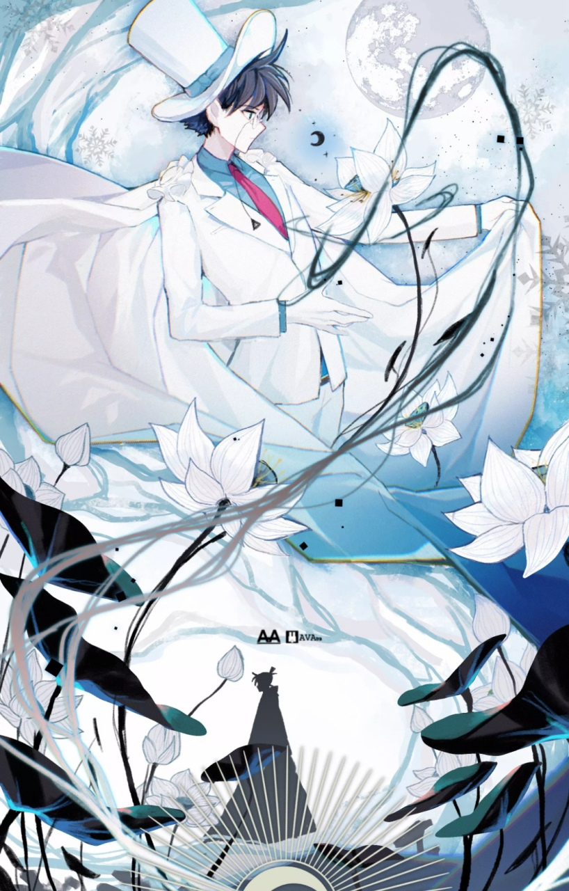 莲月&寻月者  画师:受兔avatra