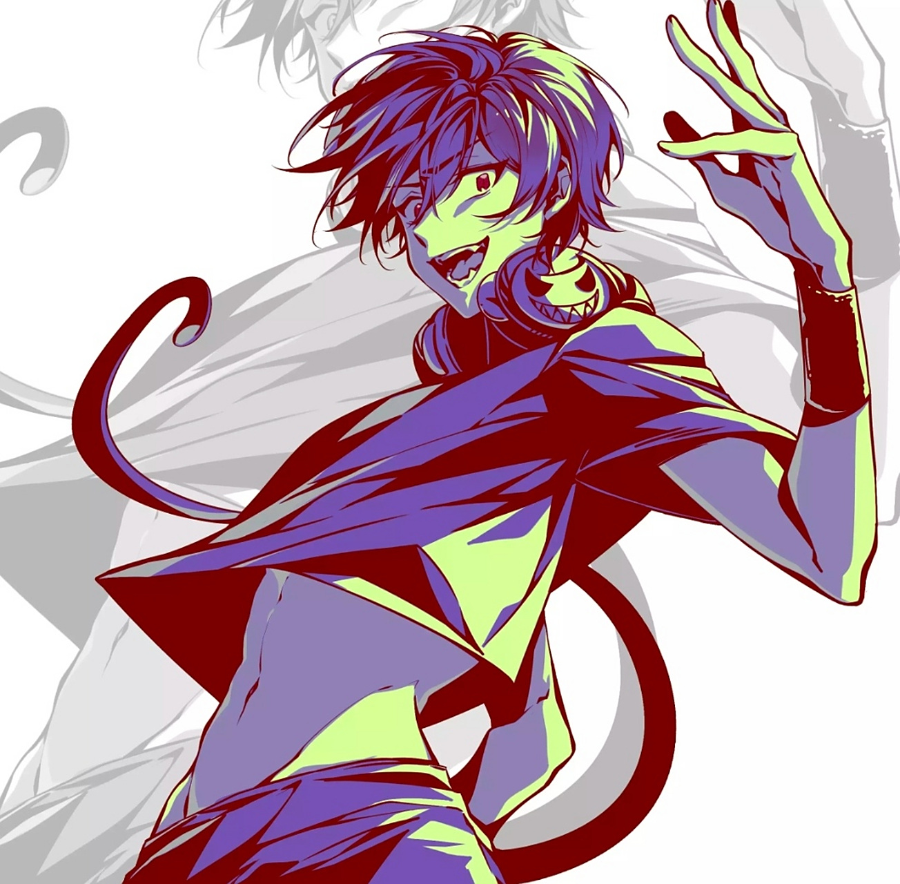 贼拉酷炫的大帅哥牧四诚!  画师:super好烨人