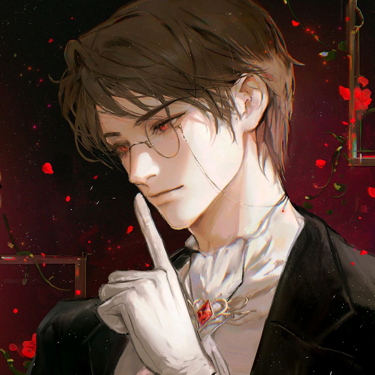 情头|执事陆沉和贵族大小姐  画师:梦可若若