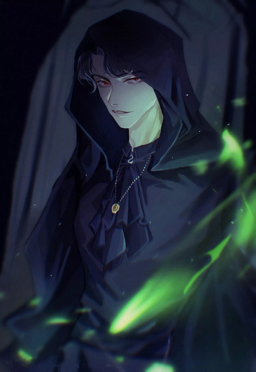 "黑魔王也会有忠实的信徒吗?"  画师:雄鹰之子