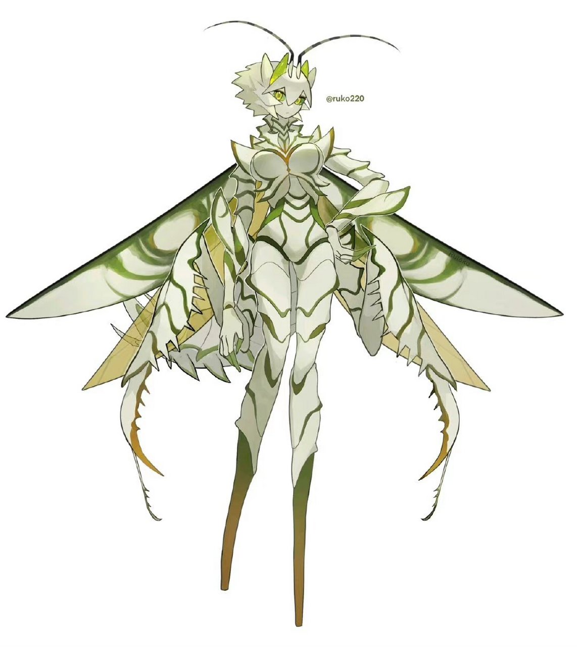 螳螂娘,有人喜欢吗  图源:ruko220