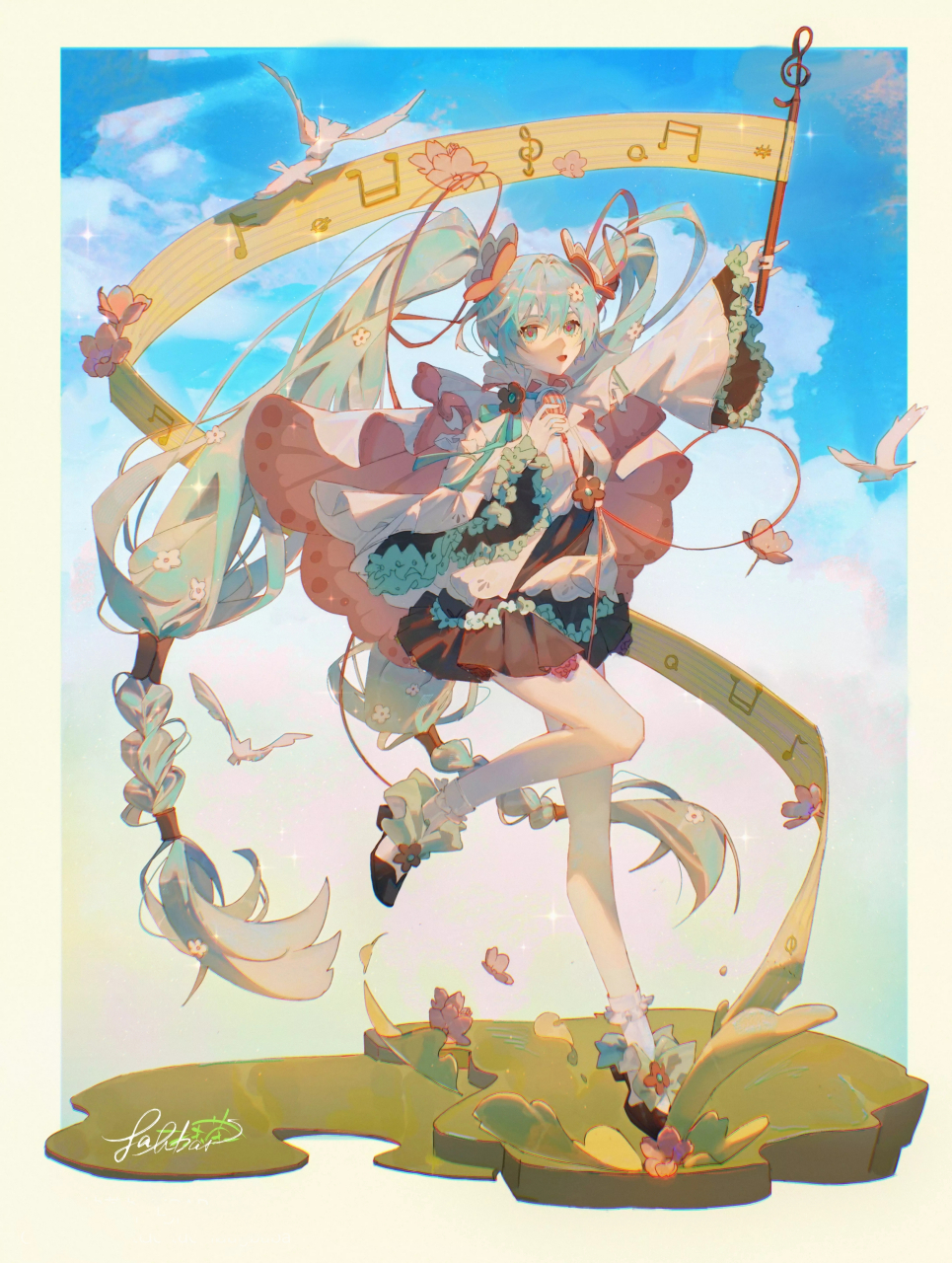 miku!  画师:抹茶sambar