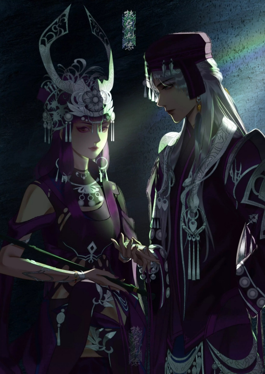 " (蚩梦尤川真的很适合穿剑网三的校服  画师:扶桑九悠