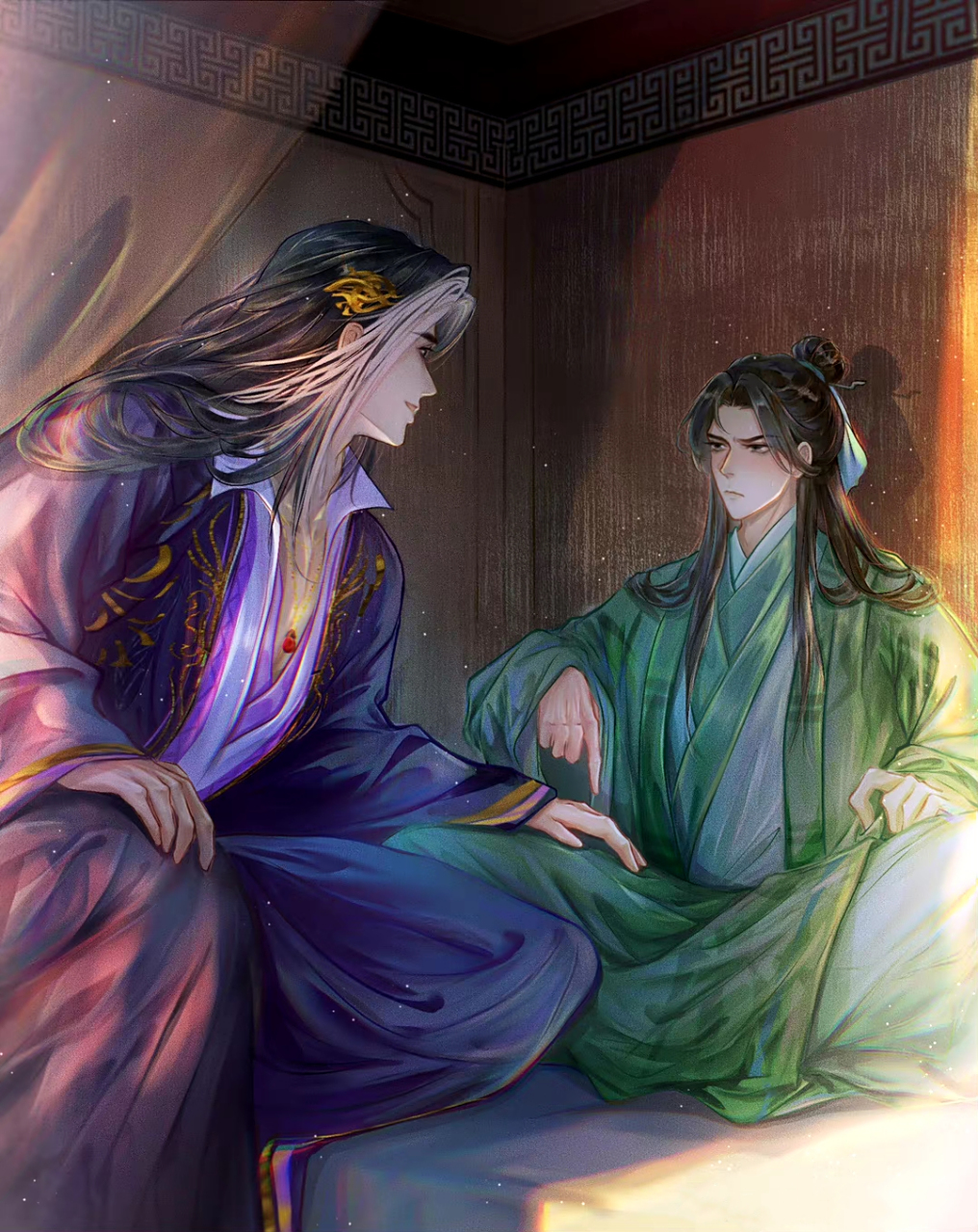 沈峤看了他一眼,忍了又忍,实在忍不住,无奈道: "你说话就说话,能不能