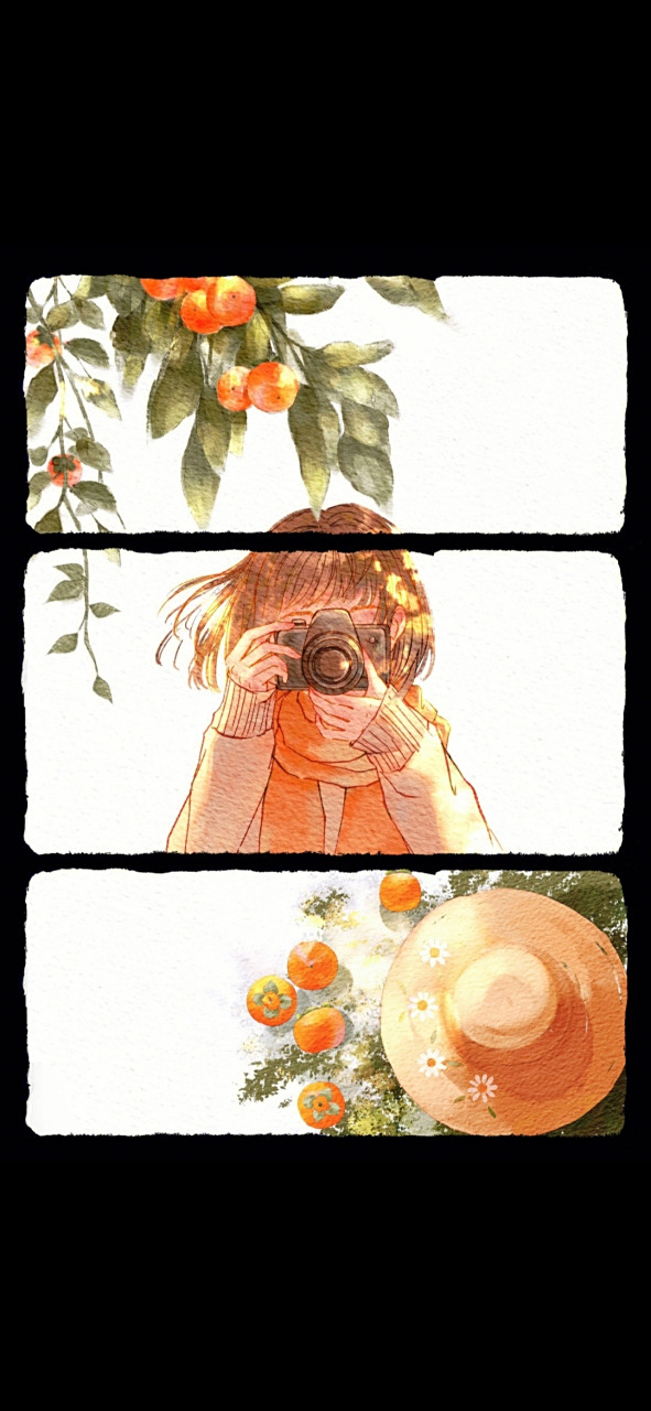 治愈系三格拼接壁纸  画师:missaz