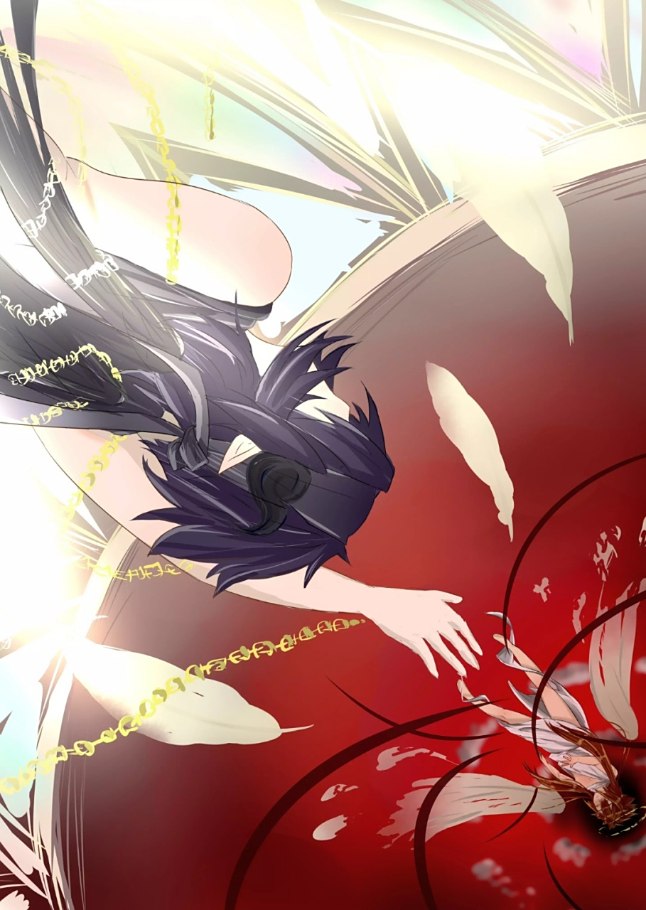 天使以自己为代价,将恶魔送往天堂.#凹凸世界#   画师:阿卿