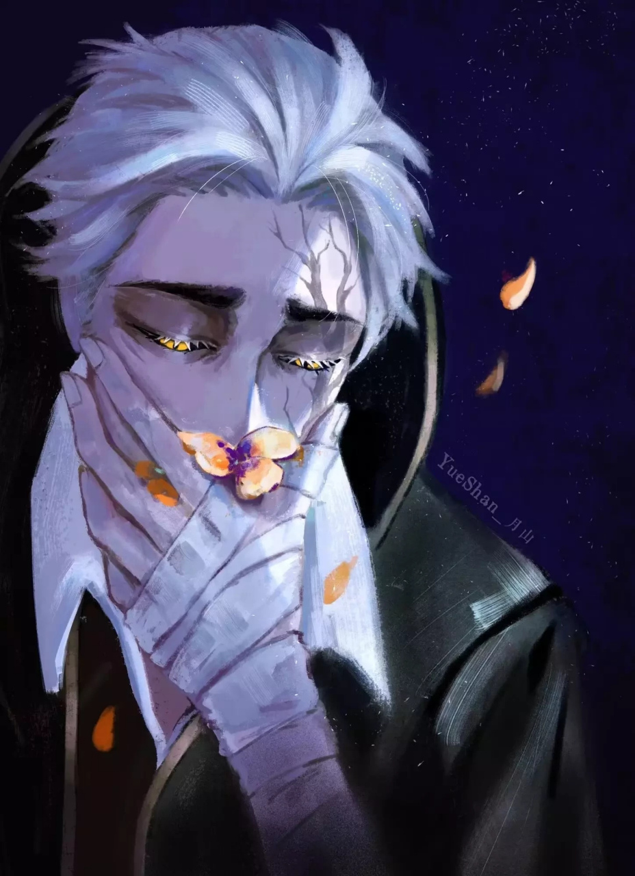 隐囚·花吐症  画师:yueshan_月山