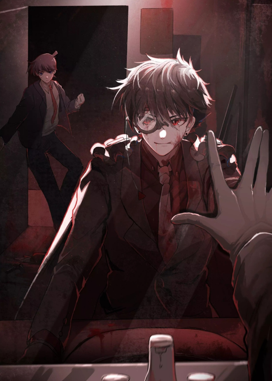 "怎么样,想抓住我吗,名侦探?"  画师:受兔avatra