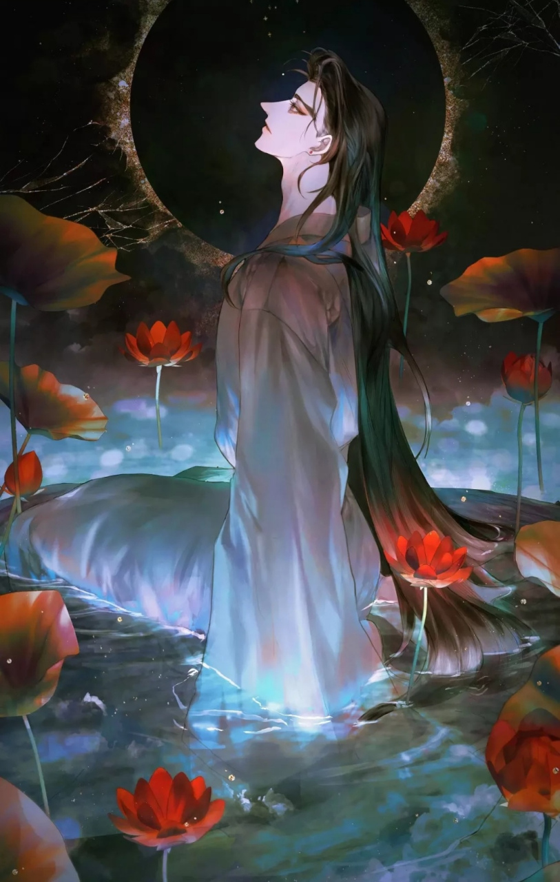 水榭藏美人  画师:13