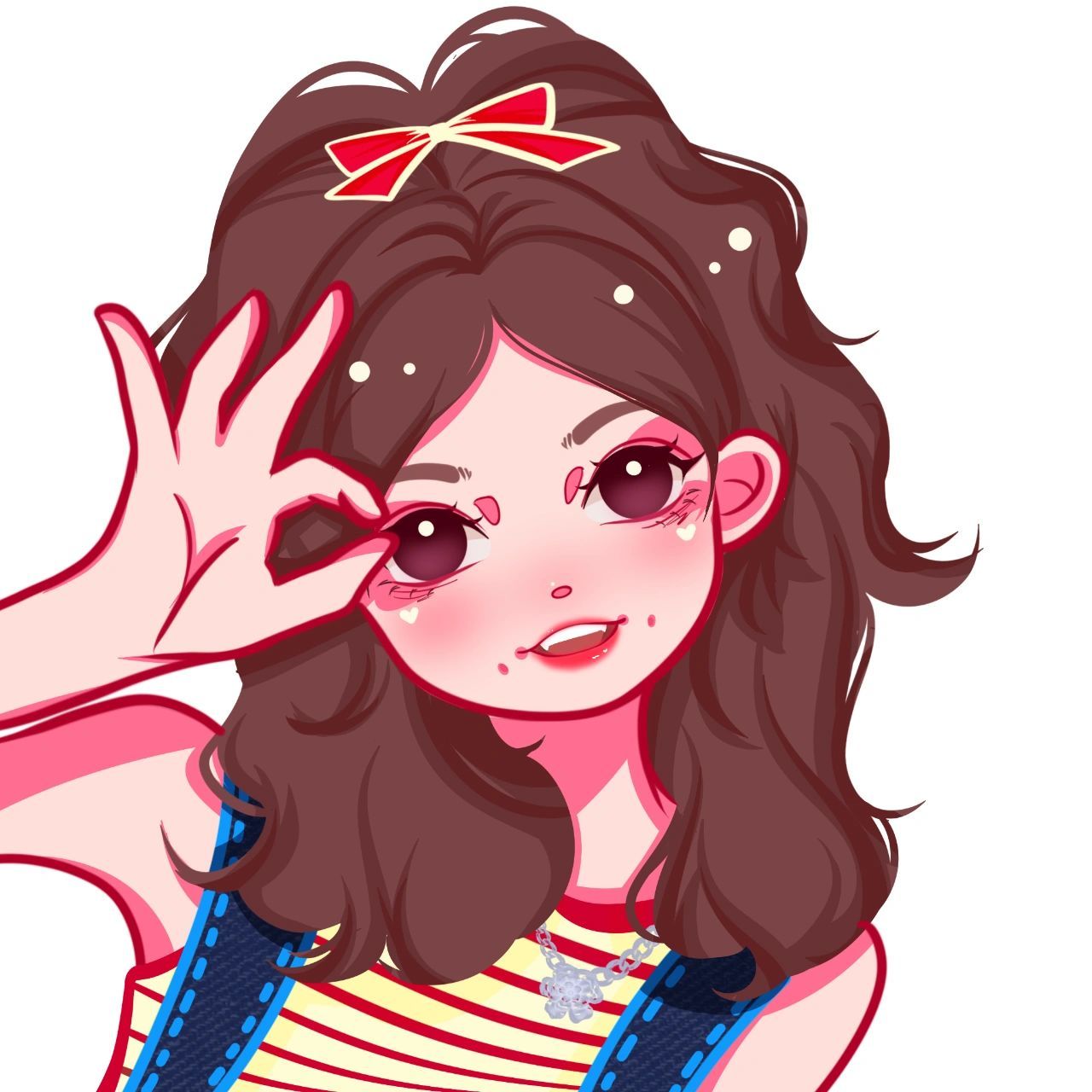 可爱女生头像 画师:嘎嘣脆ahua