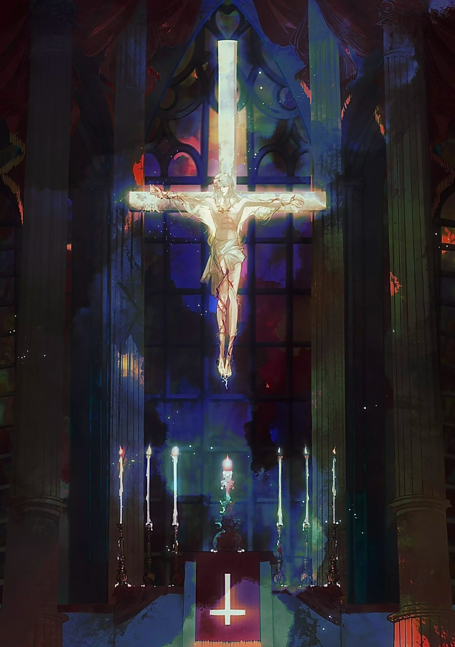 "为我痛苦的神明"  画师:cokecola