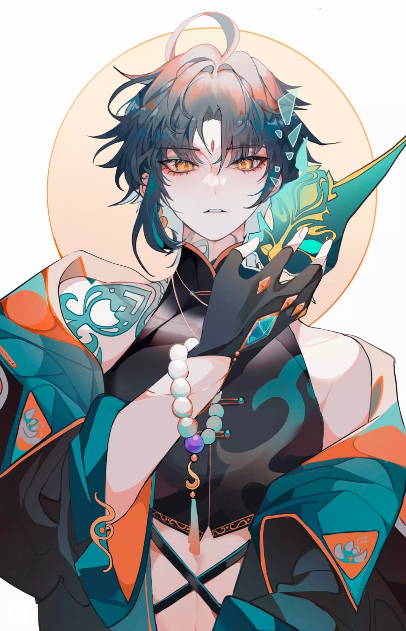 这就是成男的魅力吗[吃鲸]#原神#   画师:子午