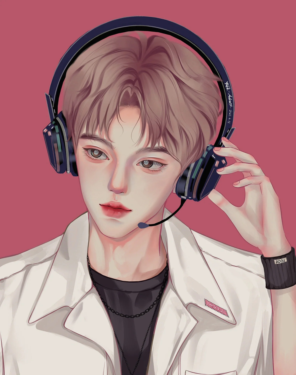 电竞情头🎧  画师:啊豆