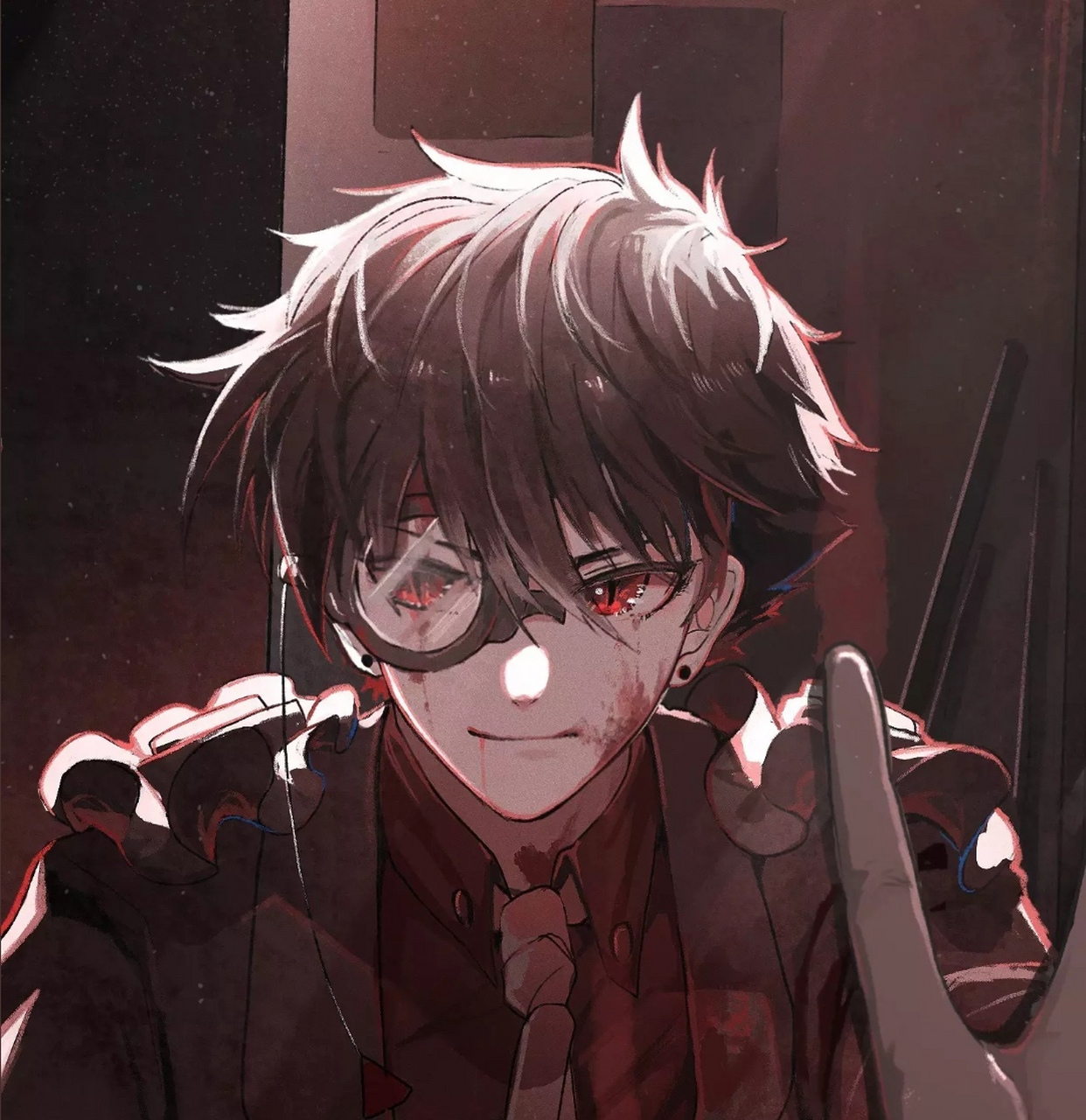 "怎么样,想抓住我吗,名侦探?"  画师:受兔avatra