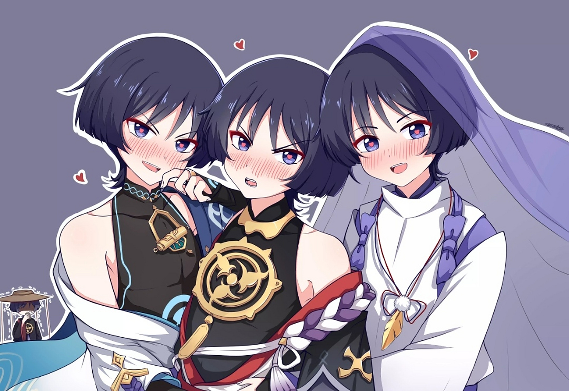 请选择你今晚的侍寝对象—— 白散: 79旅行者79 雷散:敢不选我你