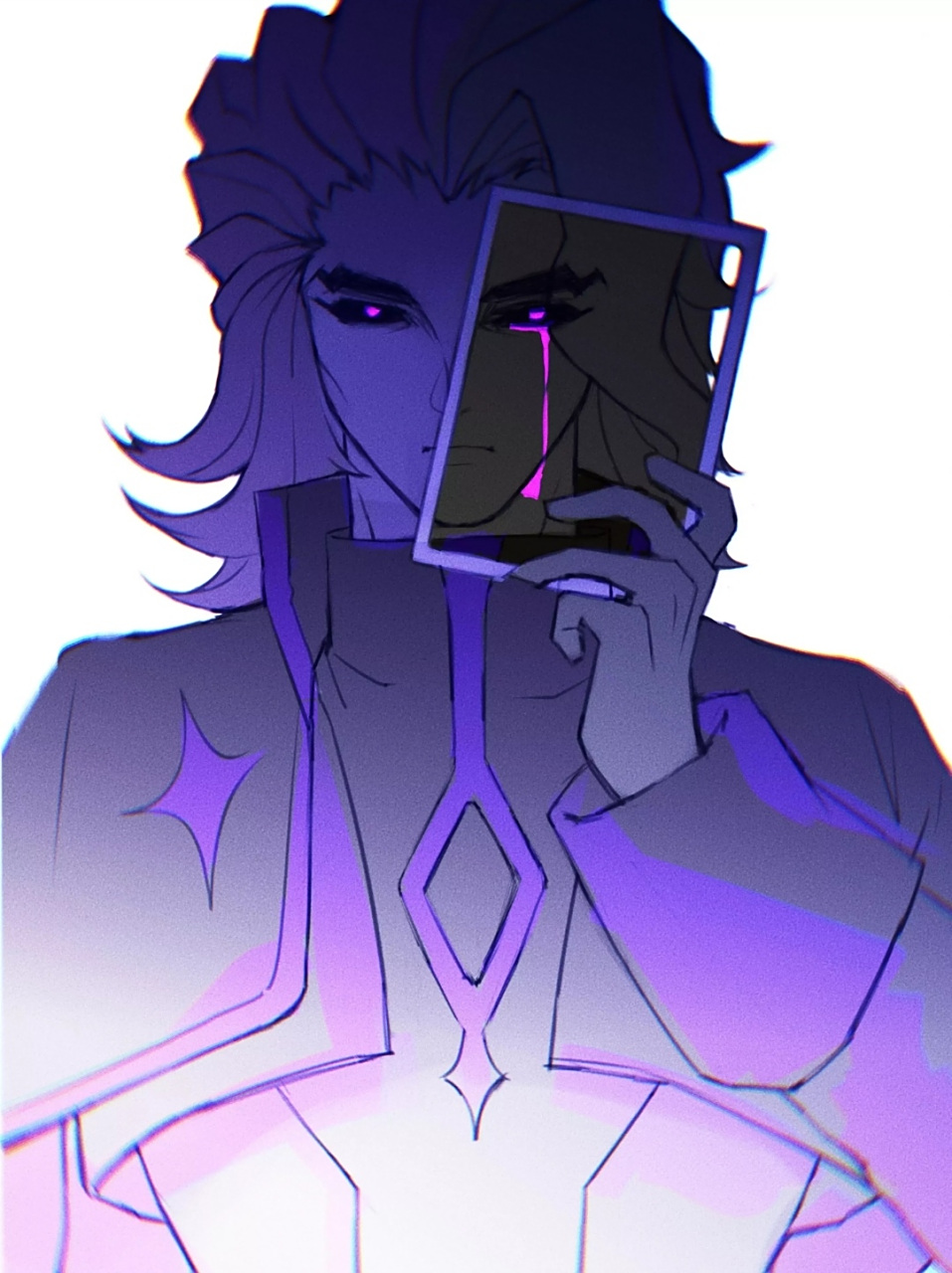 【凹凸世界/雷霆】你的紫眸曾是我无法参透的语句,直到沉默的镜也拦不