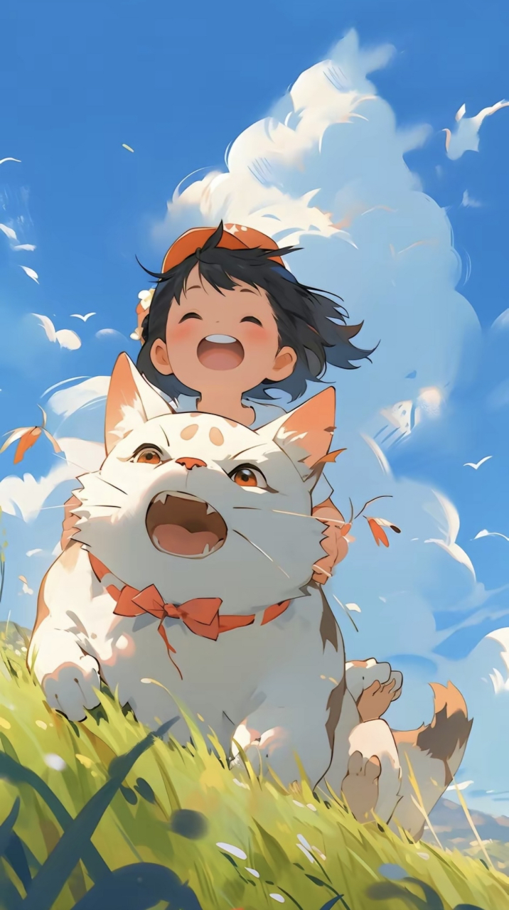 日系宫崎骏风壁纸! 记忆中的童话世界,应该就是这样子了.