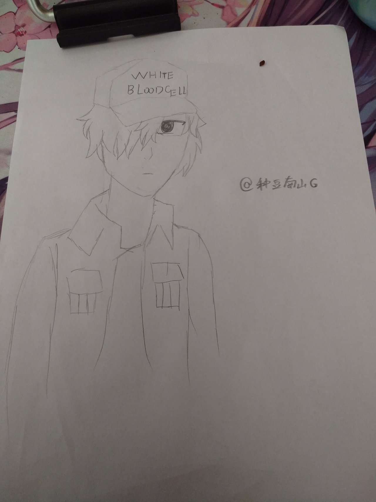 工作细胞# 手绘一个白细胞