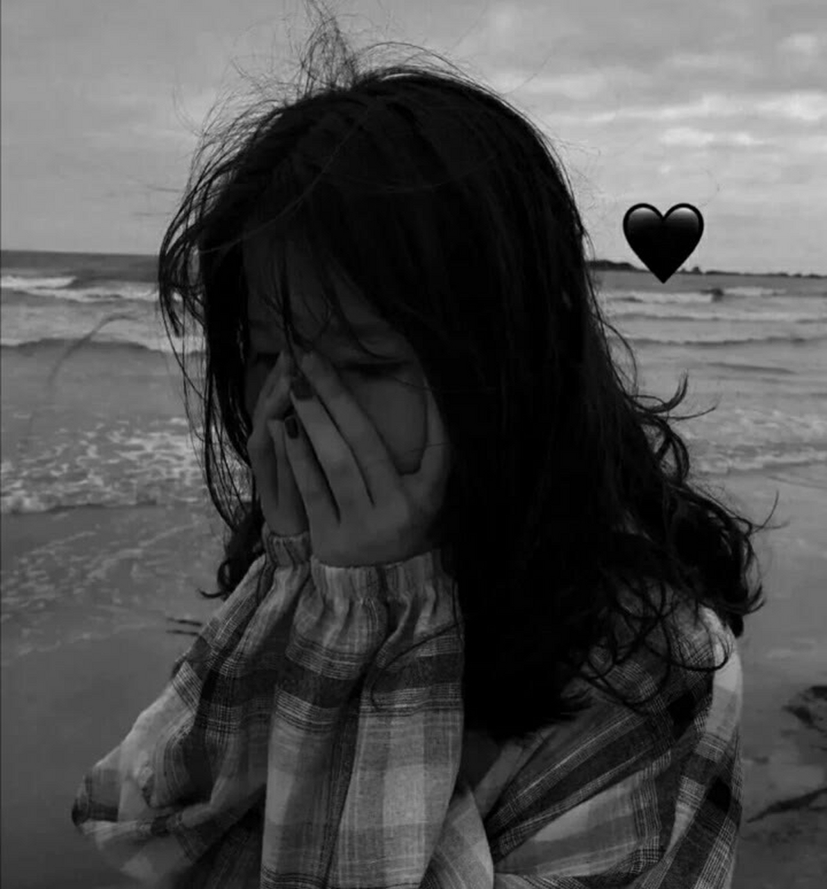 丧sang# 女生真人丧系头像