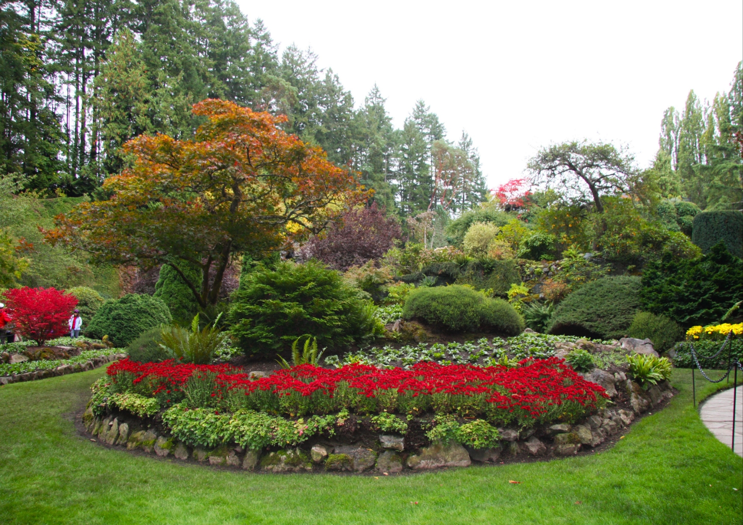 —加拿大风景三十六 布查特花园位于不列颠哥伦比亚省的