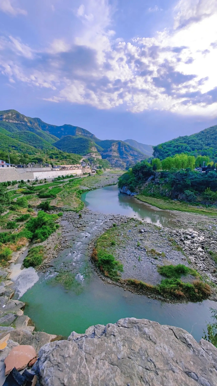 井陉乏驴岭铁桥--自驾游 92井陉一个免费的景点,绵河从此流过.