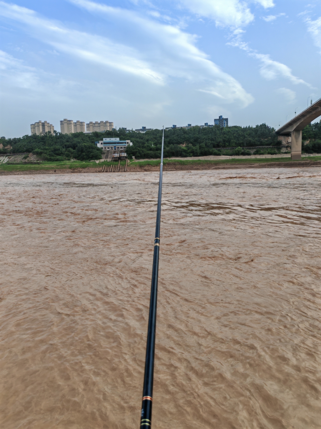 济南黄河钓鱼图片