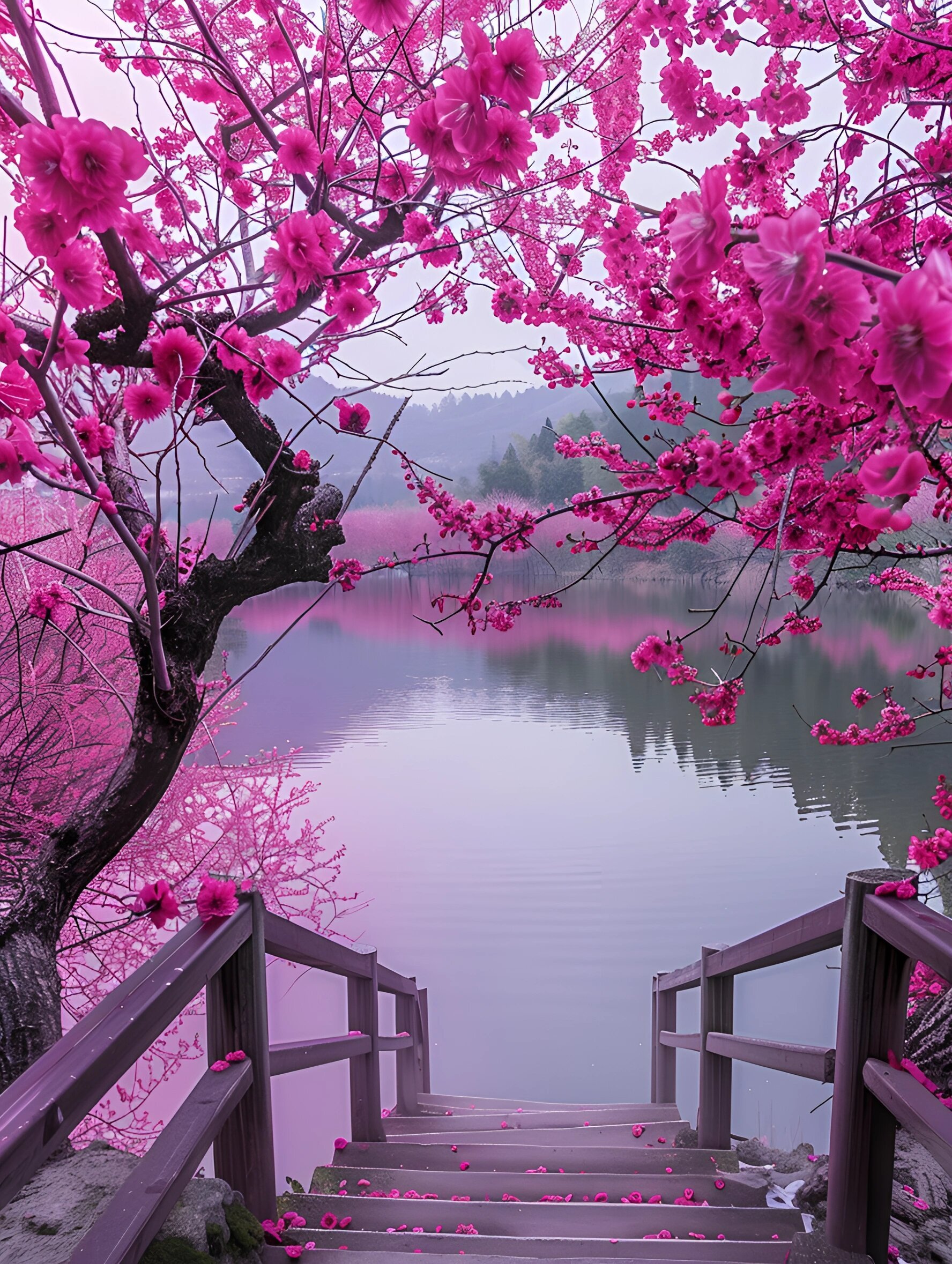 香雨花云及花雨,花雨花云花满天#风景#花草