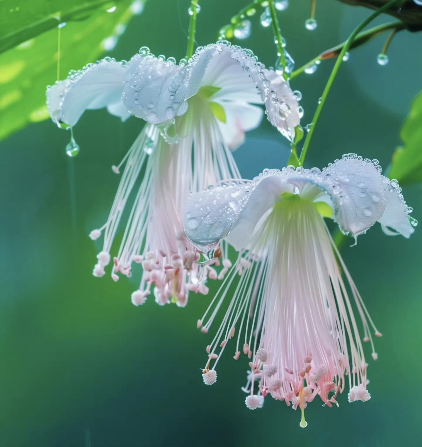 清晨的雨露花草图片图片