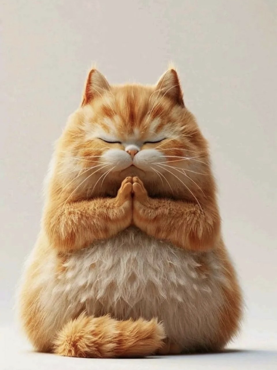 猫咪参禅悟道#猫咪