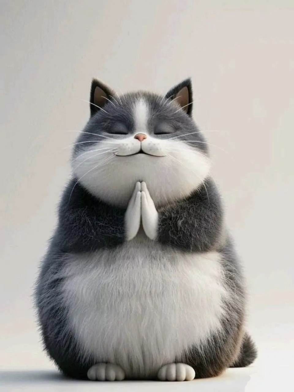 猫咪参禅悟道#猫咪